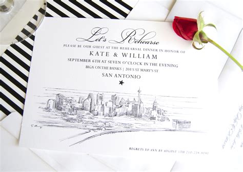 Wedding invitations are indeed important as they are not only pieces of paper of invitation but a symbol that brings impact for your wedding. San Antonio Rehearsal Dinner Invitations
