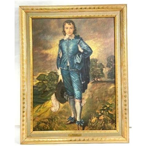 Blue Boy By Sir Thomas Gainsborough Vintage Print Etsy Uk
