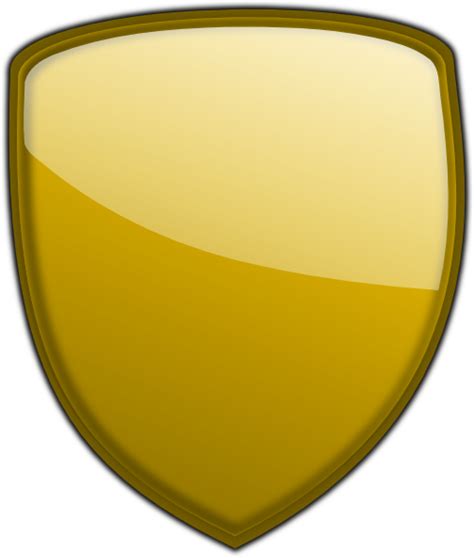 Gold Shield Clip Art At Vector Clip Art Online Royalty