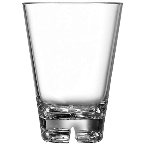 Arcoroc E6134 Outdoor Perfect 10 Oz Clear San Plastic Rocks Old Fashioned Glass By Arc