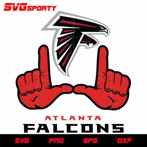 Atlanta Falcons No1 Svg Nfl Svg Eps Dxf Png Digital File Svg Sporty