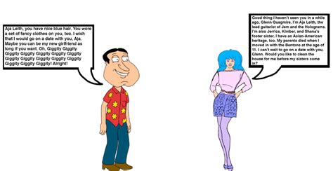 Glenn Quagmire Meets Aja Leith By Homersimpson1983 On Deviantart