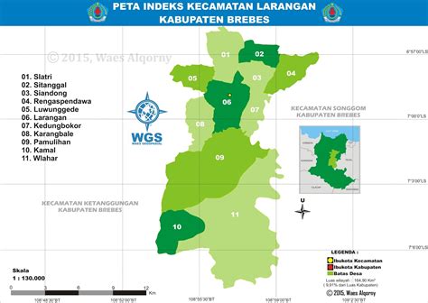 Peta wisata kota cirebon memudahkan kalian. Peta Indeks Kecamatan Larangan - Brebes - My Diary