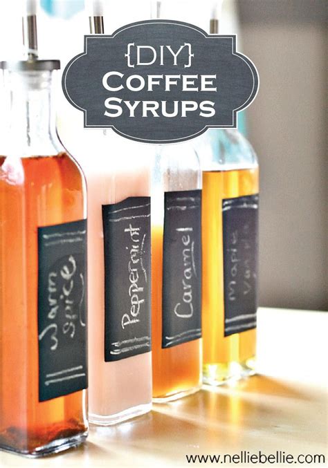 Diy Coffee Syrups Delicious For Cold Coffee Drinks And Also Makes A