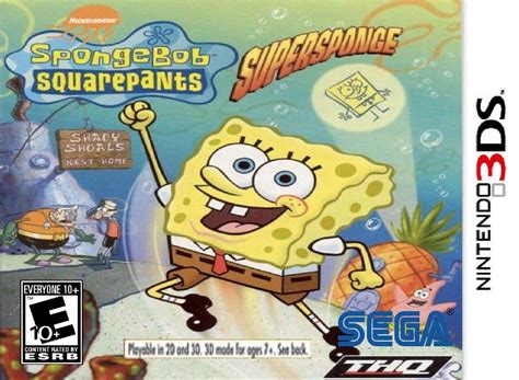 Spongebob Supersponge For Nintendo 3ds By Darkradx On Deviantart