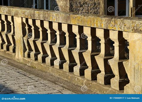 Detail Of Concrete Balustrade In The Temple Stock Image Image Of