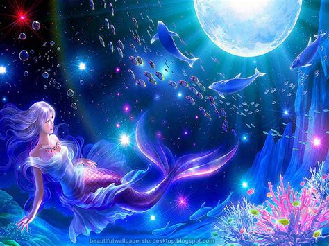 48 Beautiful Mermaid Wallpaper