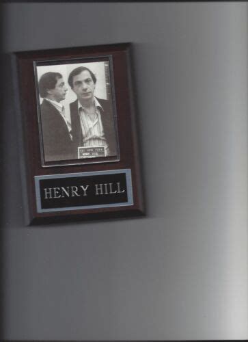 Plaque Henry Hill Mafia Crime OrganisÉ Mafia Gangster Mab Ebay