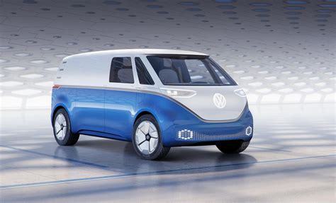 Newest Vw Id Buzz Concept Previews Electric Cargo Carrier