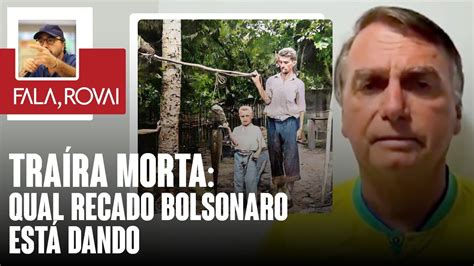 Bolsonaro posta foto de traíra morta como ameaça e convoca ato na