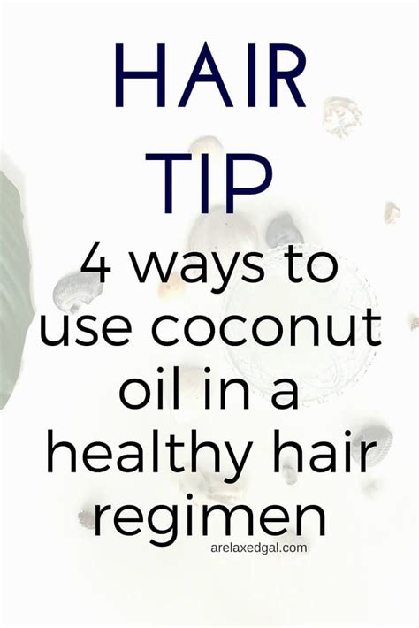 6 Ways To Use Coconut Oil On Your Relaxed Hair Relaxed Hair Hair Hacks Coconut Oil Hair