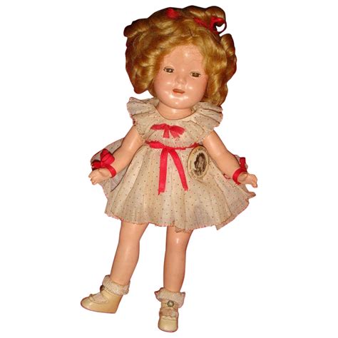 original clothes shirley temple rare size 11 composition doll 1930 s from loghomeantiques on