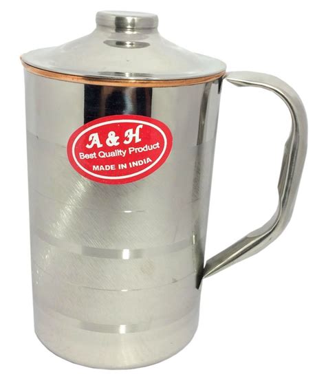 A And H Enterprises Beautiful Copper Jugs 1800 Ml Buy Online At Best