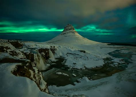 Kirkjufell In Winter By Sarawut Intarob On 500px Landscape Pictures