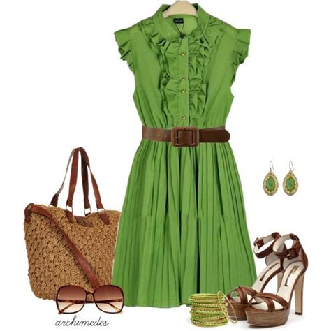 Green Dress Outfit Ideas Dresses Images 2022