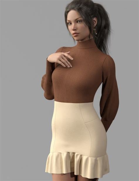 Dforce Sasshire Outfit For Genesis 8 Female 3d Clothing For Daz