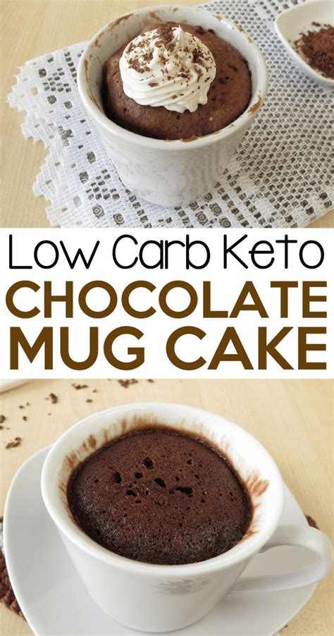 You can make breakfast in bed. Easy healthy low carb keto chocolate mug cake no-bake recipe. Only a few simple ingredients ...