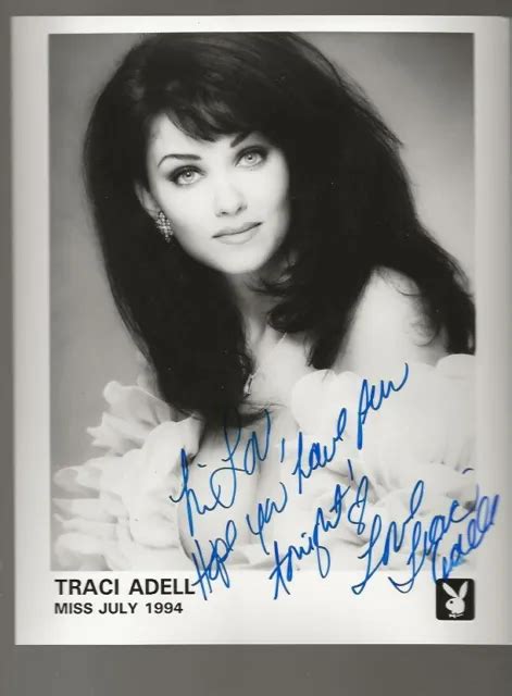 Playboy Playmate Traci Adell Signed Autographed X Promo Head Shot Picclick
