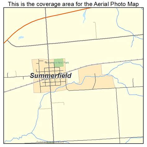 Aerial Photography Map Of Summerfield Il Illinois