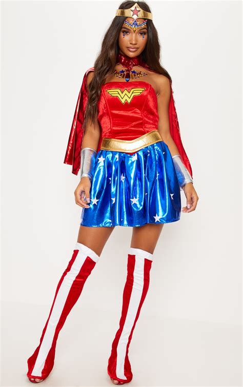 Multi Wonder Woman Costume Accessories Prettylittlething Ca