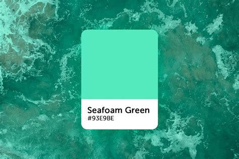 Seafoam Green Color What Is It And How To Use It For Designs Artofit