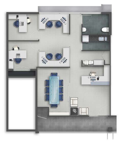 Floor Plan Rendering On Behance