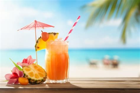 Premium Ai Image Tropical Bliss A Juicy Summer Adventure