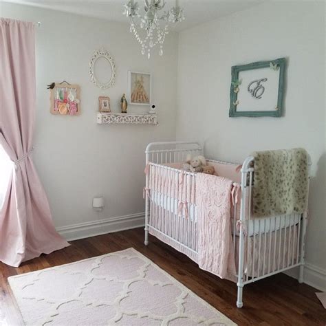 Baby Girl Nursery Baby Girl Room Elegant Boho Chic Vintage Girl Room