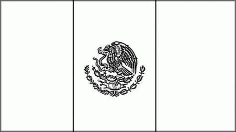Mexico Flag Coloring Page Printable