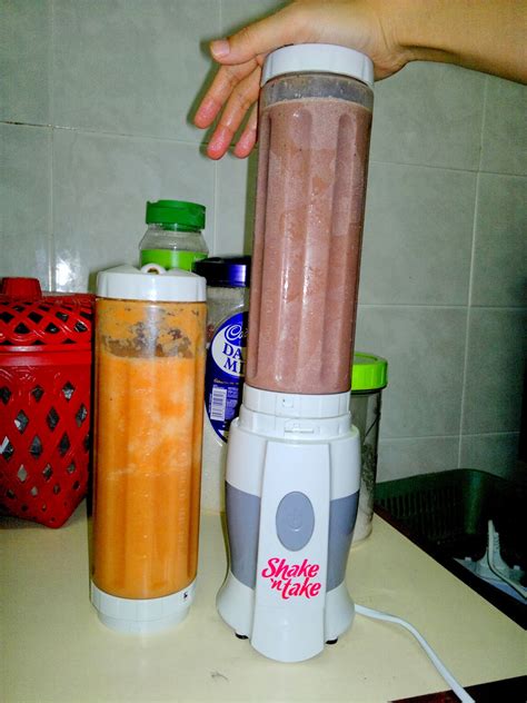 Cara Buat Jus Buah Campuran | Shake n Take Mini Blender