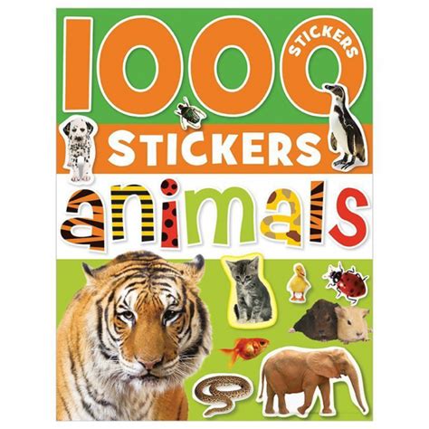 1000 Stickers De Animales