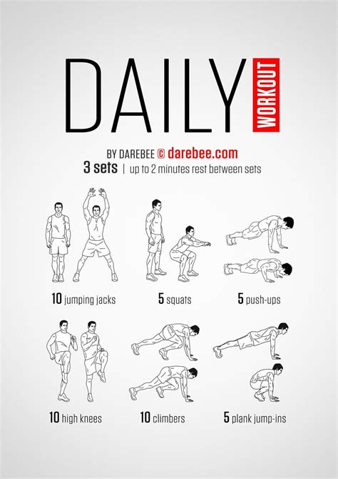 Daily Exercise Easy Daily Workouts Easy Workouts For Beginners