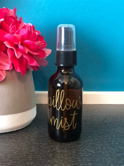 4 Oz Amber Glass Spray Bottle With Custom Label Small Etsy