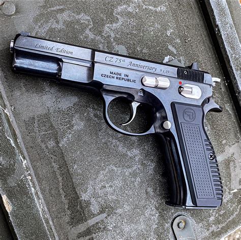75th Aniversary Model Of Cz 75 These Aniversary Models Were Produced