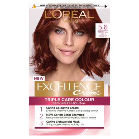 Loreal Paris Excellence Creme 56 Natural Rich Auburn Hair Dye