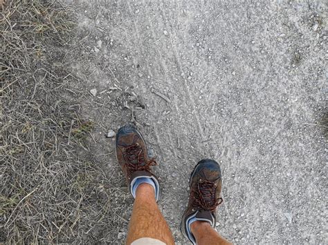 Feet Of The Traveler In Hiking Shoes Stock Image Image Of Adventure