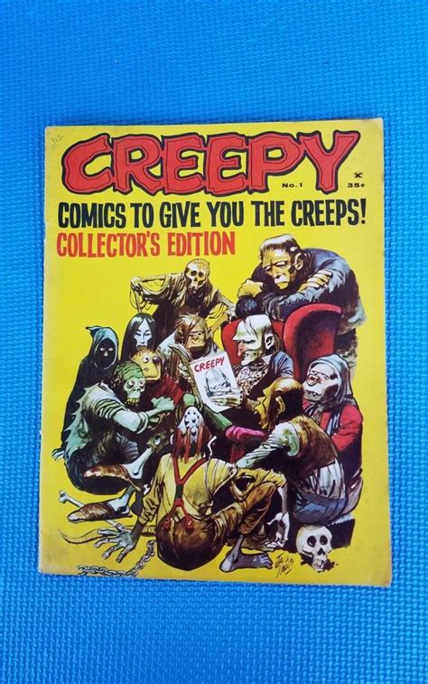 Vintage Creepy Comics No 1 Frank Frazetta Werewolf Holloween 1964 Issue