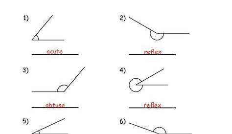 Angles Worksheets With Answers
