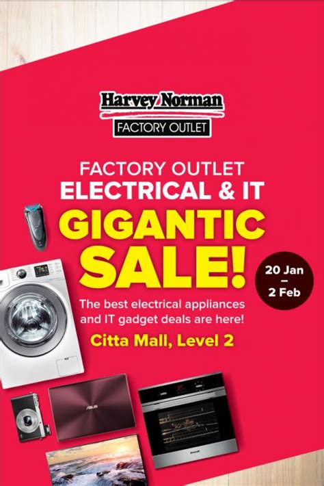 Citta mall was born from a concept that nourishes the heart and feeds the mind. Harvey Norman Citta Mall Electrical & IT Gigantic Sale (20 ...