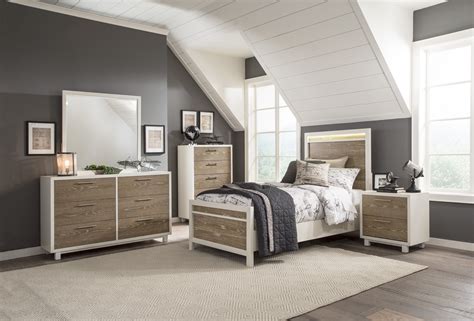 Renly Twin And Full Bedroom Collection With Led Lighting