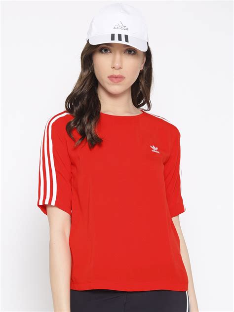 Sale Red Adidas Shirt Women S In Stock