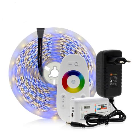5050 Led Strip Rgb And Rgbw 5m Neon Light Strip 24 G Remote Controller