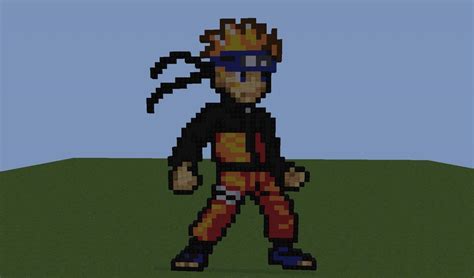 Naruto Pixel Art Minecraft