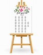 FREE Wedding Seating Chart Printable - Weddingchicks % | Seating chart ...