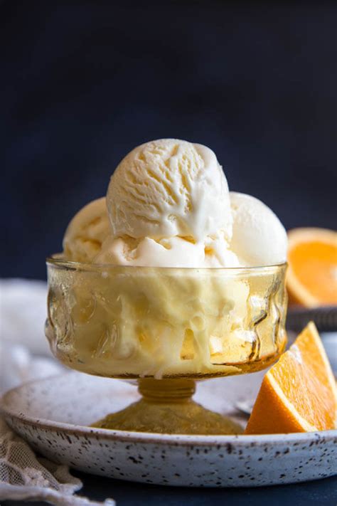 Delicious Orange Ice Cream Recipe
