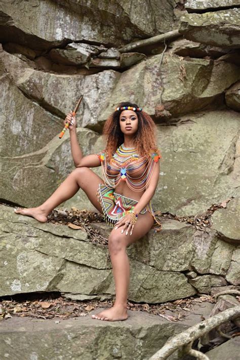 South African Lady Completely Unclad To Celebrate Zulu Culture