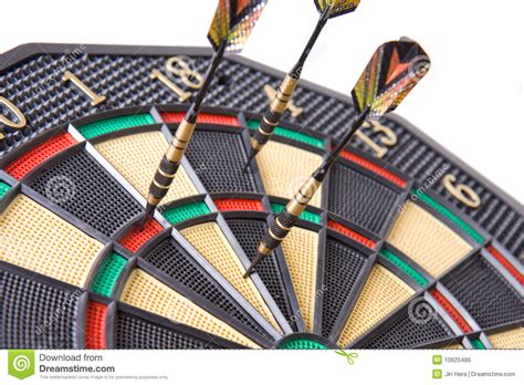 Darts In Dartboard Stock Photo Image Of Leisure Center 10625486
