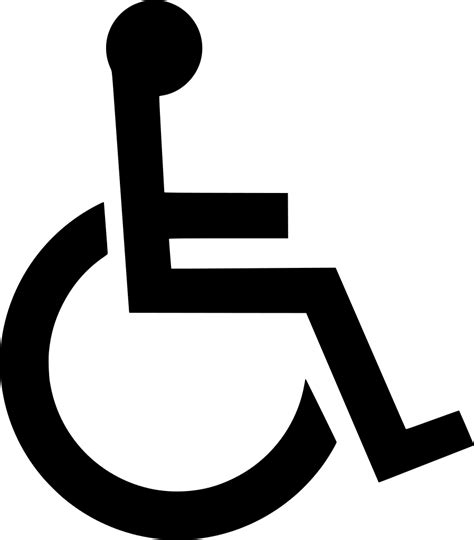 Disabled Handicap Symbol Png Transparent Image Download Size 898x1024px