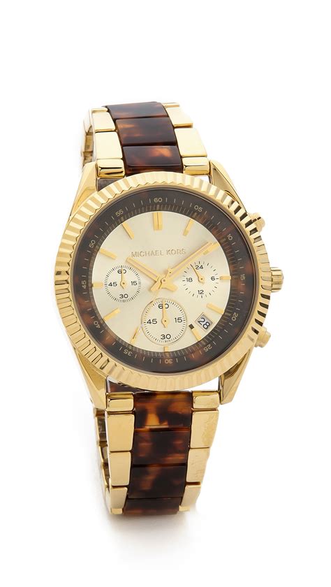 Michael kors watches are on sale at my gift stop at unbelievable prices. Michael Kors Clarkson Watch Goldtortoise in Gold/Tortoise ...