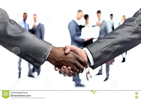 Handshake Of Business Partners.a Successful Agreement Stock Image ...